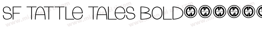 SF Tattle Tales Bold字体转换